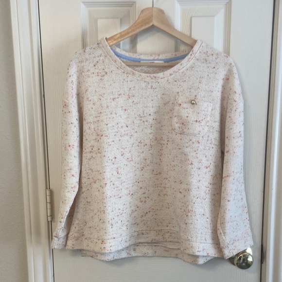Cream Speckled Women's Sweater - Picture 1 of 5